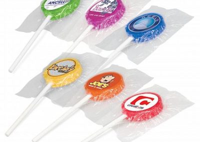 Promotional products lollipops signage